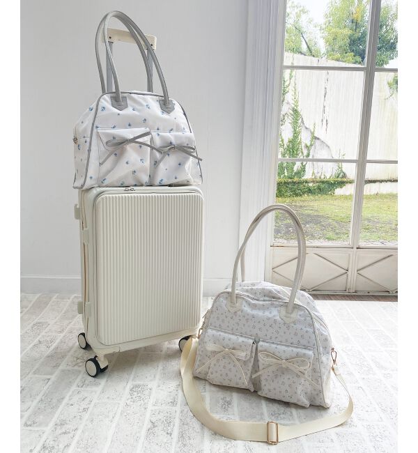  「フラワートラベルボストンバッグ」|ボストンバッグ|