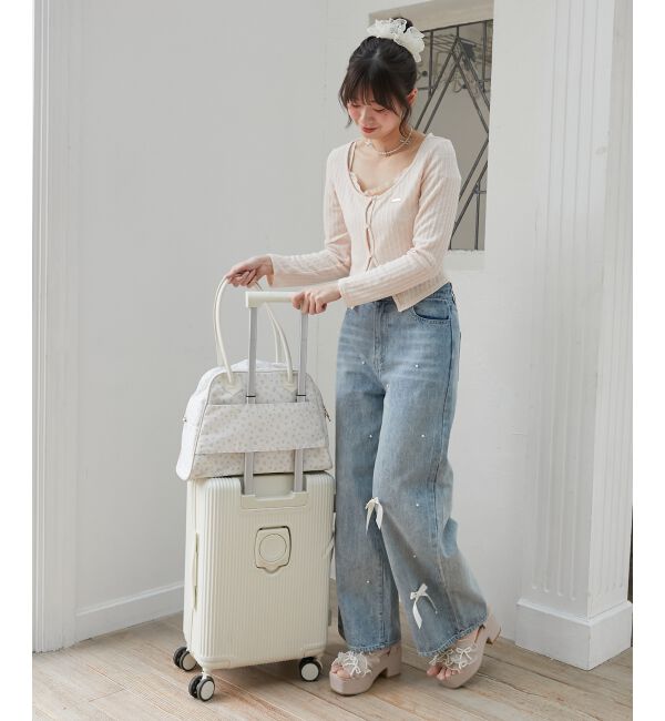  「フラワートラベルボストンバッグ」|ボストンバッグ|