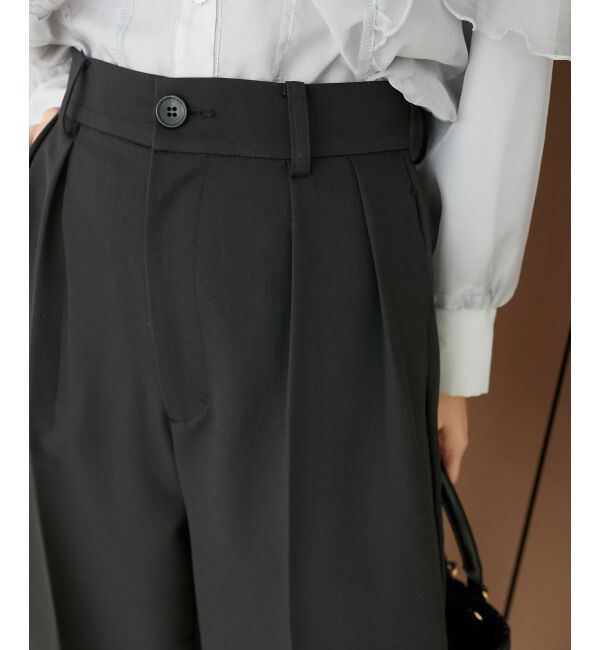  「センタープレスタックワイドパンツ」|その他|