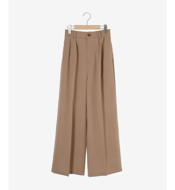  「センタープレスタックワイドパンツ」|その他|