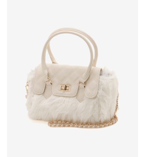  「キルティングフラップファーバッグ」|その他|