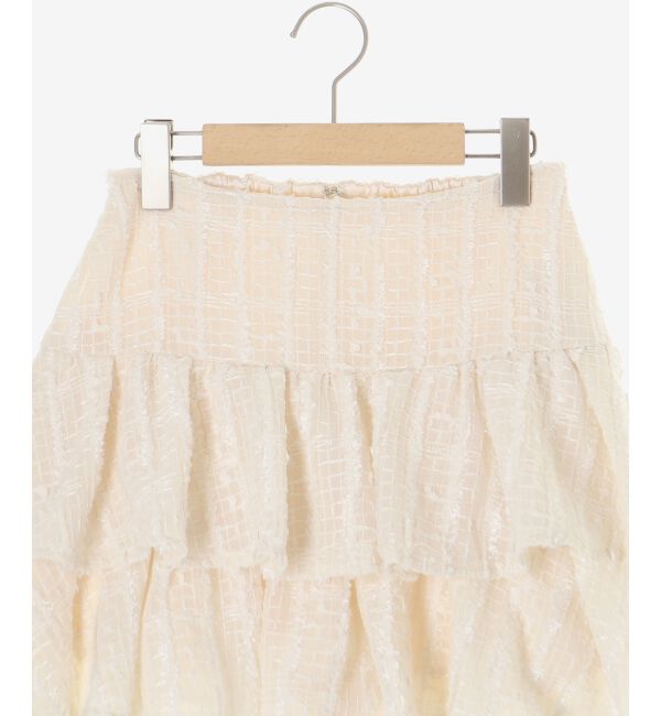  「キラふわシアーミニスカパン」|スカート|