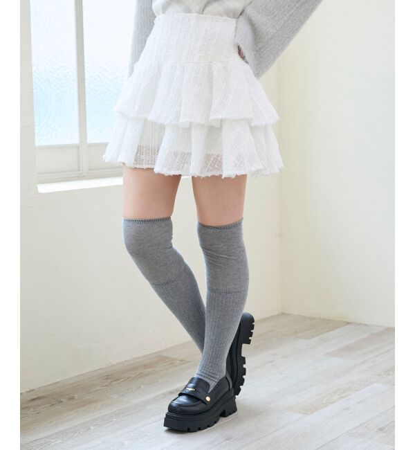  「キラふわシアーミニスカパン」|スカート|