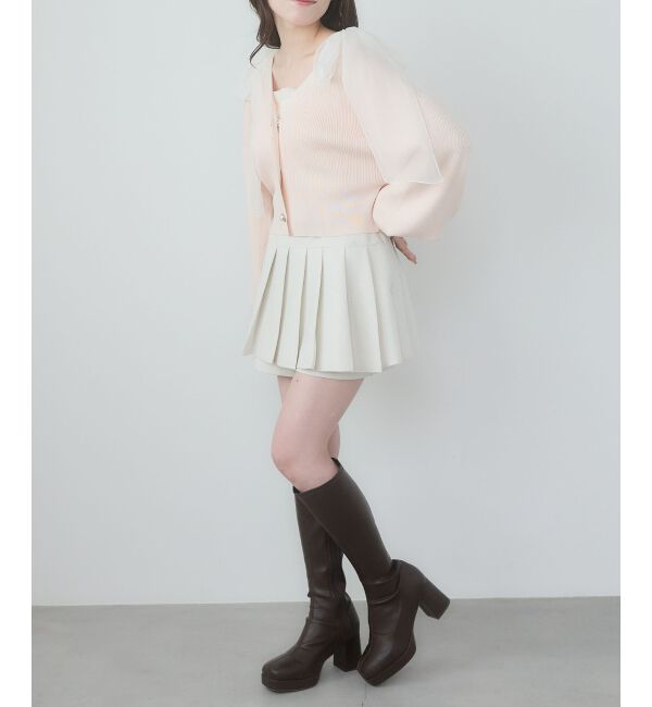  「クローバーボタンUVカットカーデ」|カーディガン|