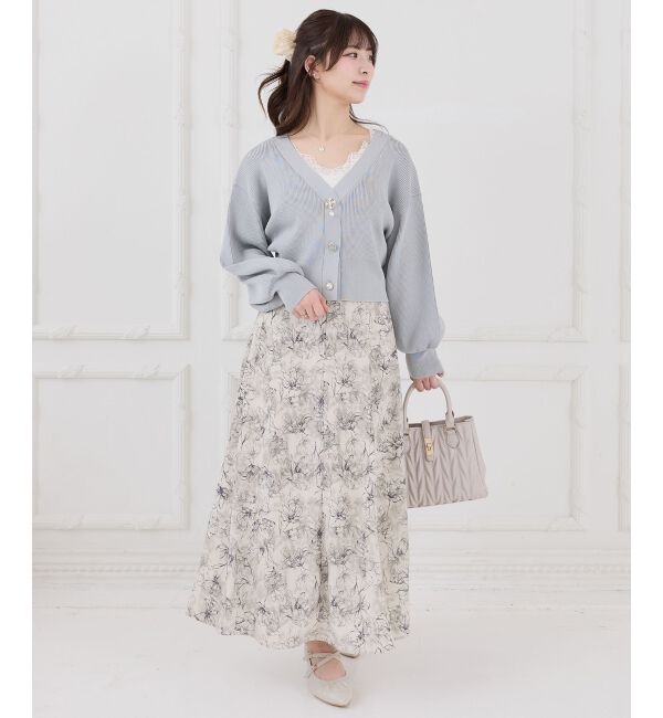  「クローバーボタンUVカットカーデ」|カーディガン|