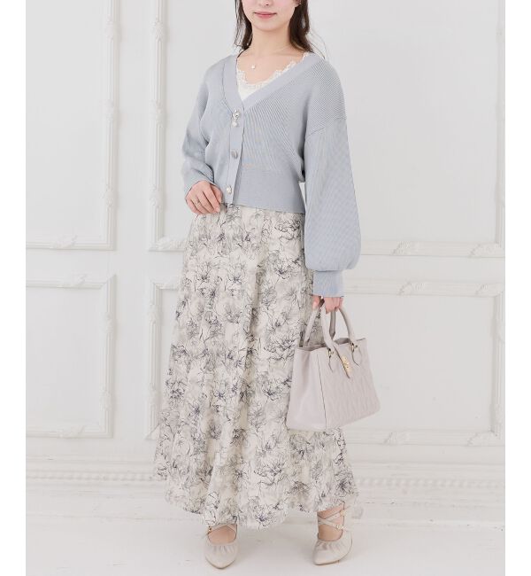  「クローバーボタンUVカットカーデ」|カーディガン|