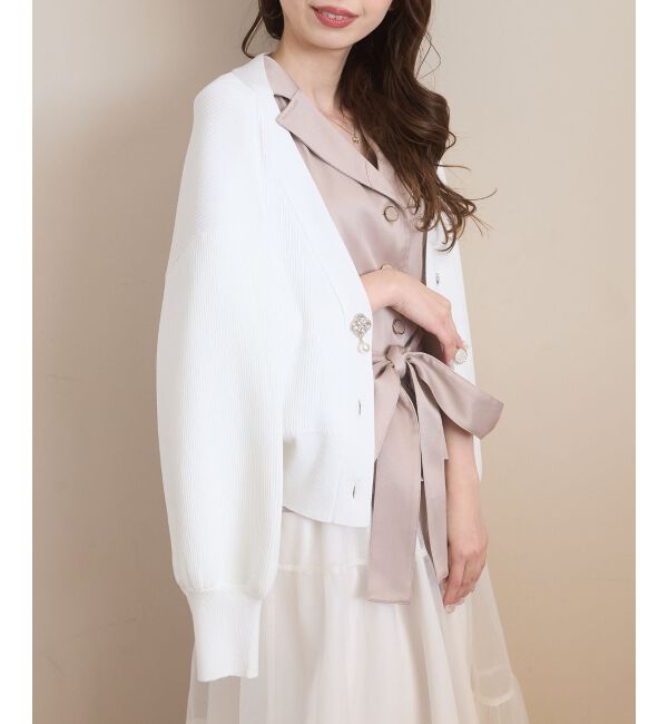  「クローバーボタンUVカットカーデ」|カーディガン|