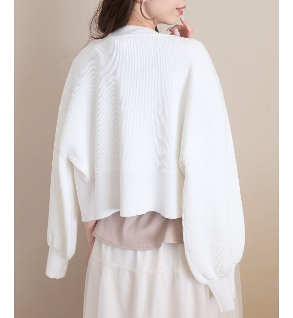  「クローバーボタンUVカットカーデ」|カーディガン|