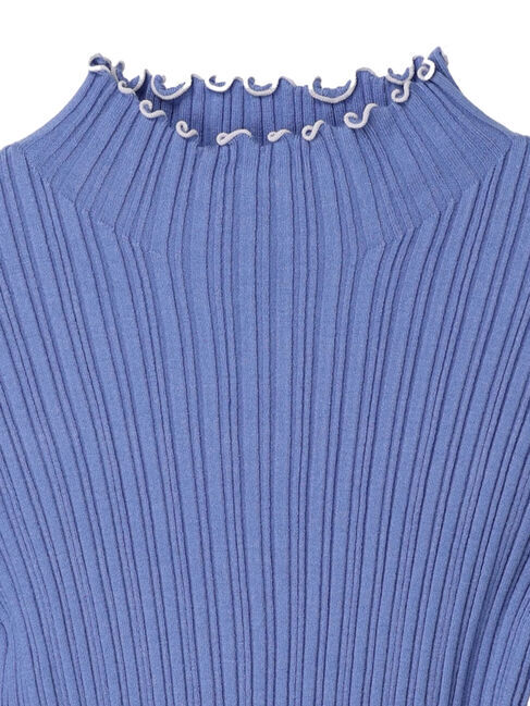 earth music&ecology「配色メローリブニットプルオーバー」|ニット・セーター|