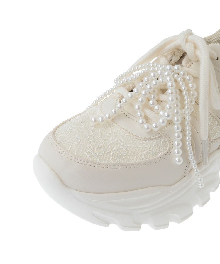 earth music&ecology「ORiental TRaffic パールチャームスニーカー」|スニーカー|