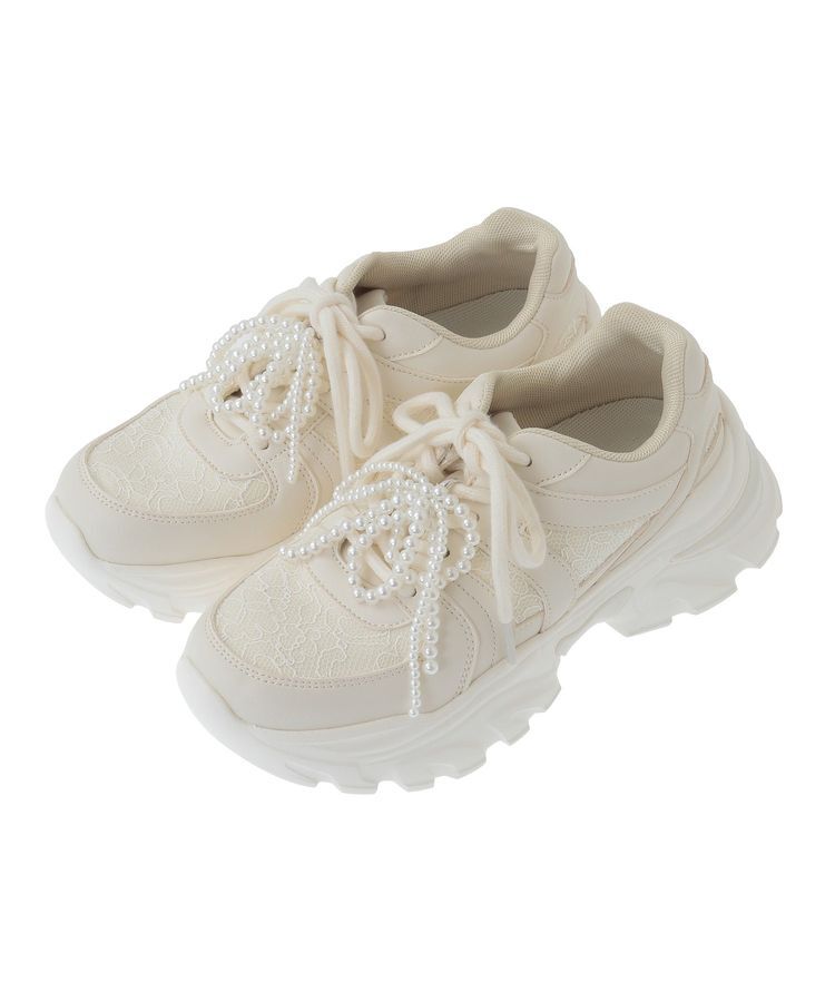 earth music&ecology「ORiental TRaffic パールチャームスニーカー」|スニーカー|