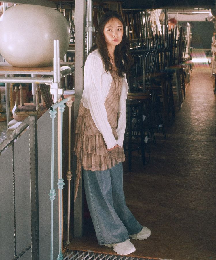 earth music&ecology「ORiental TRaffic パールチャームスニーカー」|スニーカー|