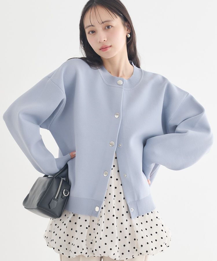 earth music&ecology「メタルボタンカーディガン」|カーディガン|