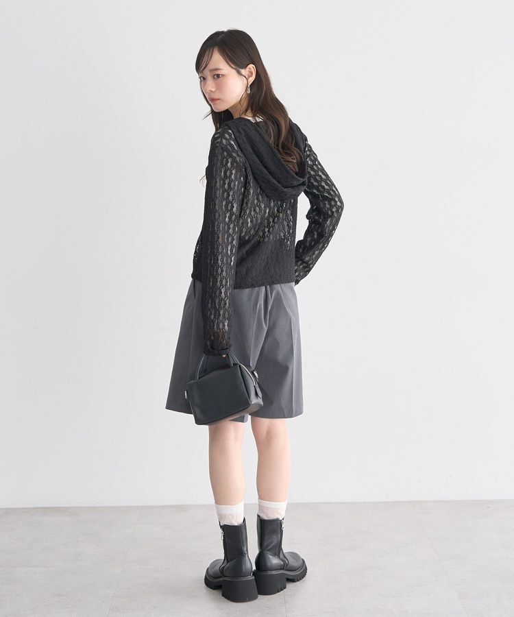 earth music&ecology「レースパーカー」|カーディガン|