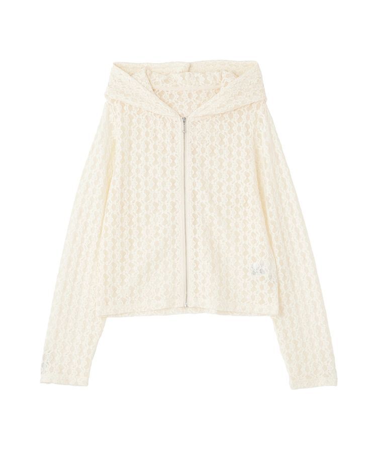 earth music&ecology「レースパーカー」|カーディガン|