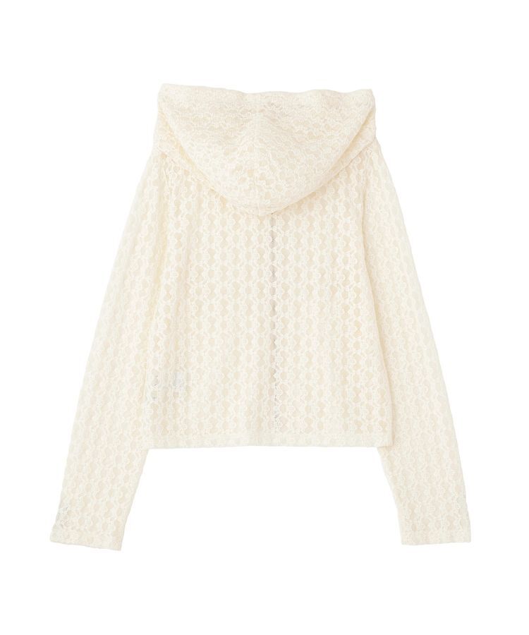 earth music&ecology「レースパーカー」|カーディガン|