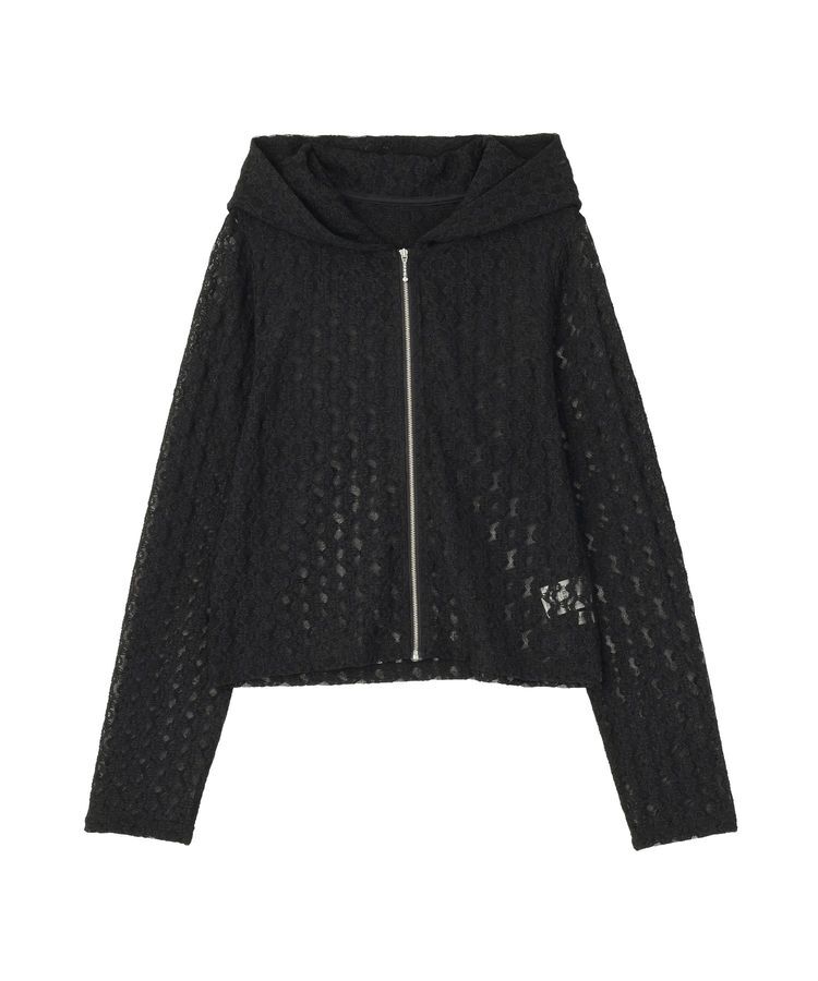 earth music&ecology「レースパーカー」|カーディガン|