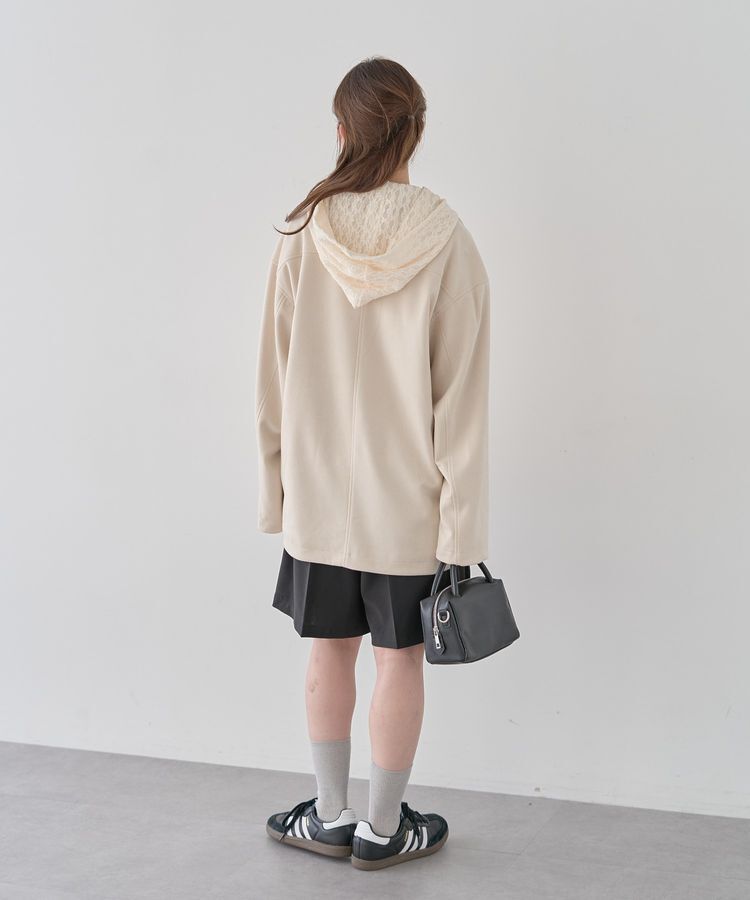 earth music&ecology「レースパーカー」|カーディガン|