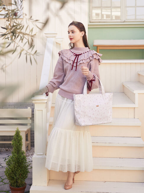  「EC限定 ラミネートキャリーオントート」|ハンドバッグ|