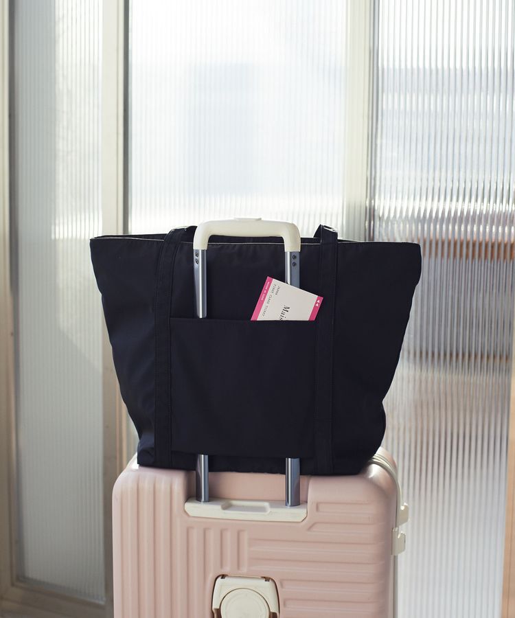 Maison de FLEUR「撥水加工リボンキャリーオンバッグ」|トートバッグ|