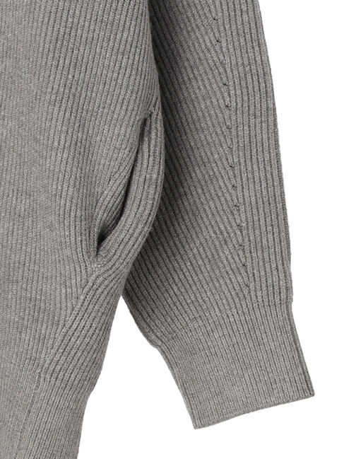  「パチパチしにくいVネック片畦ニットカーディガン」|カーディガン|