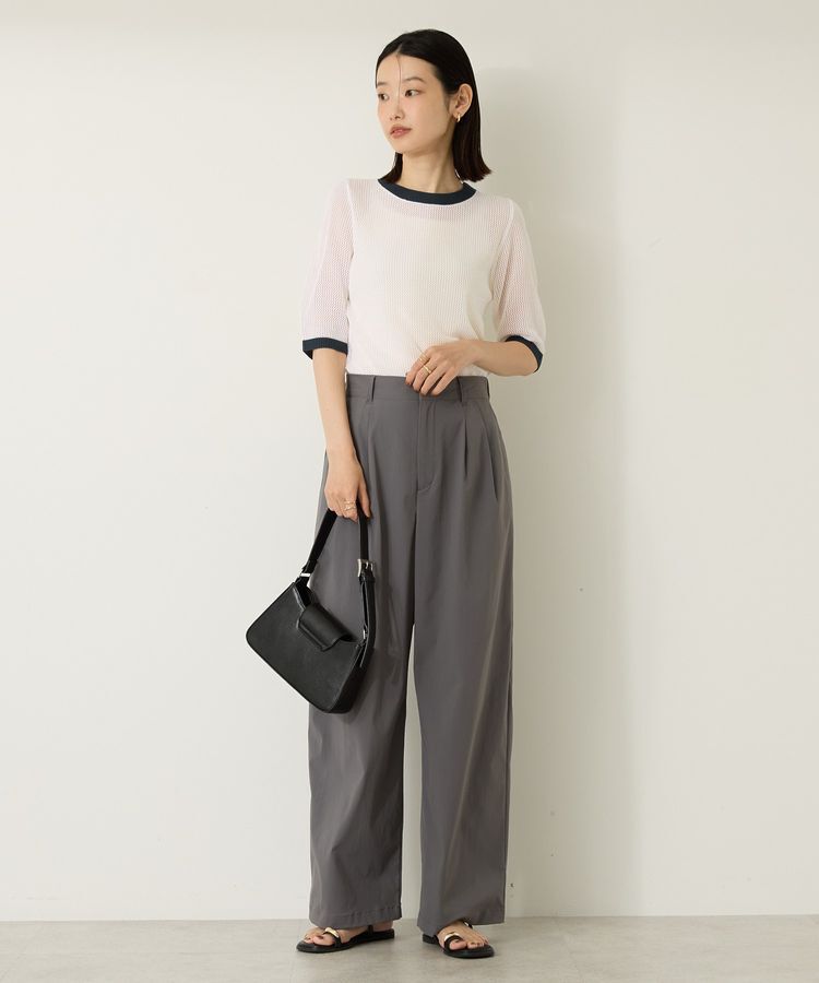 AMERICAN HOLIC「メッシュニットリンガーTシャツ」|ニット・セーター|