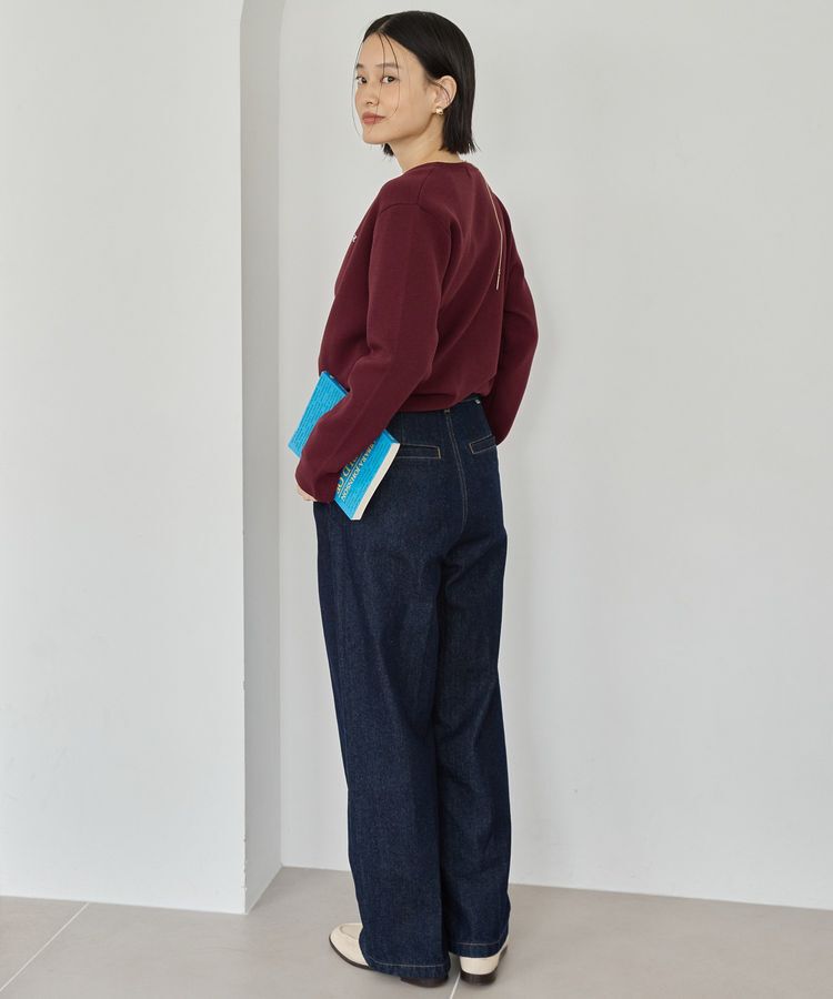 AMERICAN HOLIC「ワンポイントロゴクルーカーディガン」|カーディガン|