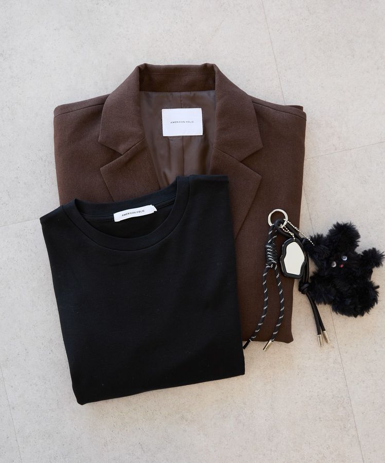 AMERICAN HOLIC「クルーネックロングプルオーバー」|Tシャツ・カットソー|