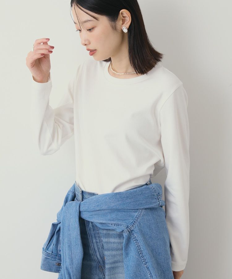 AMERICAN HOLIC「クルーネックロングプルオーバー」|Tシャツ・カットソー|