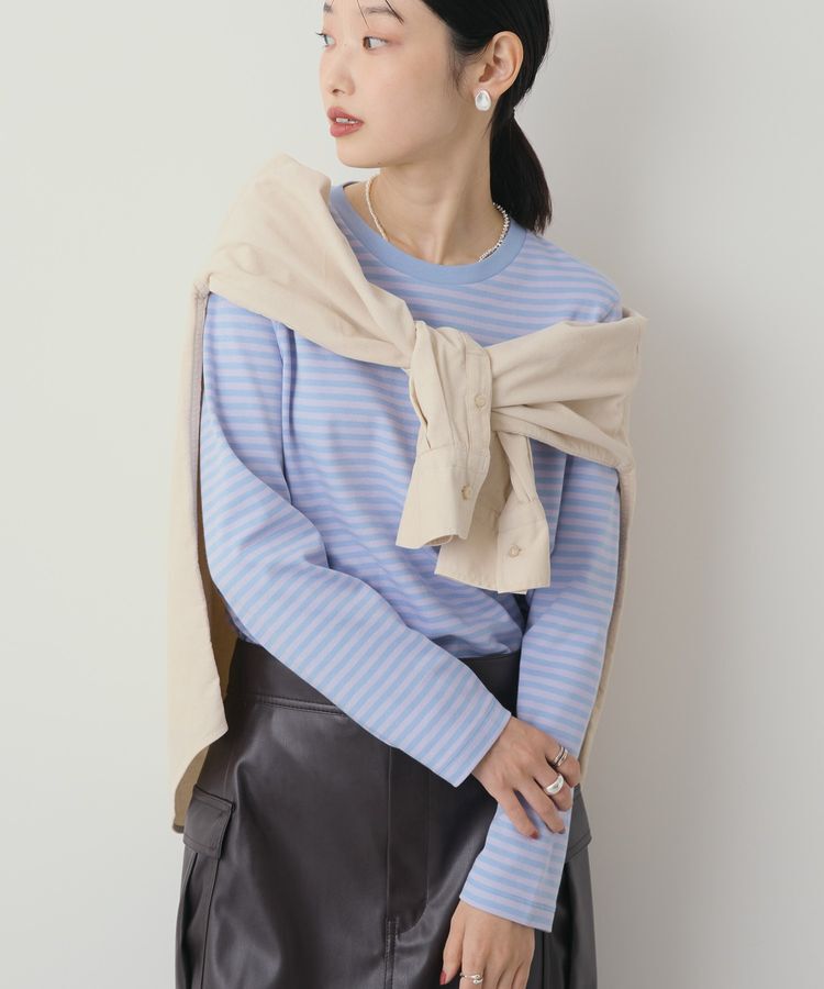 AMERICAN HOLIC「クルーネックロングプルオーバー」|Tシャツ・カットソー|Sax