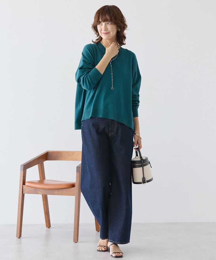 AMERICAN HOLIC「バイパチルーズニットプルオーバー＜静電気軽減＞」|ニット・セーター|