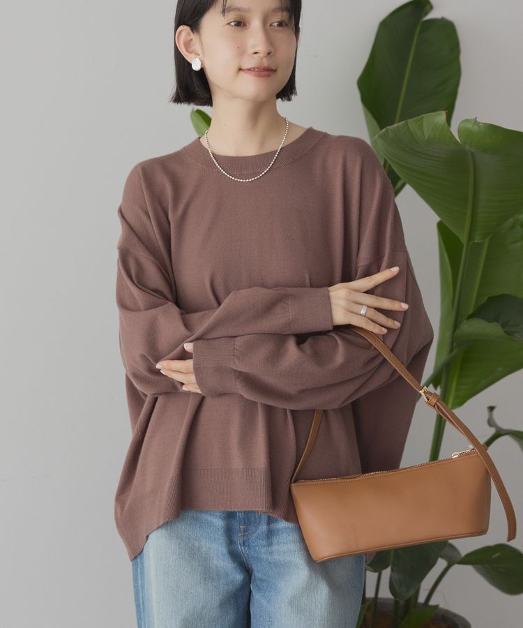 AMERICAN HOLIC「バイパチルーズニットプルオーバー＜静電気軽減＞」|ニット・セーター|