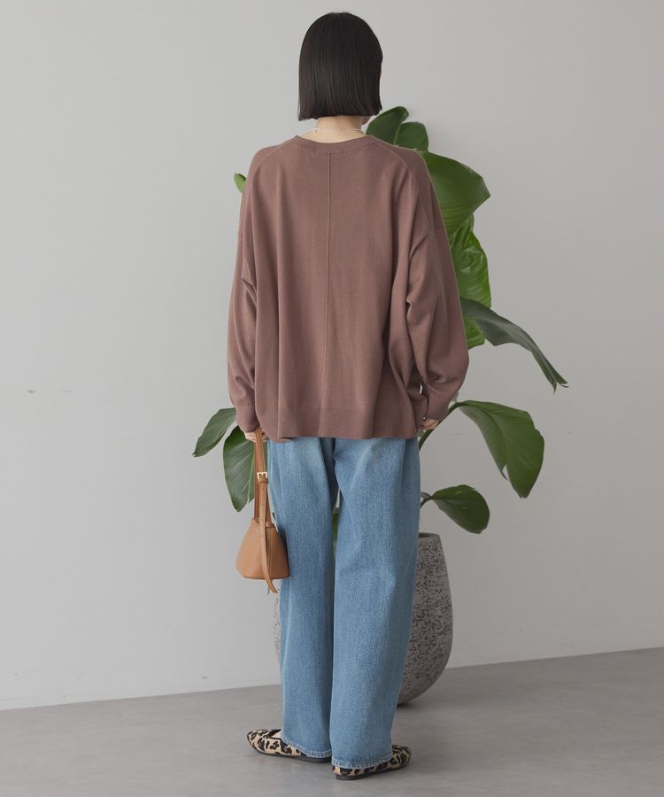 AMERICAN HOLIC「バイパチルーズニットプルオーバー＜静電気軽減＞」|ニット・セーター|