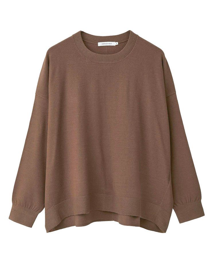 AMERICAN HOLIC「バイパチルーズニットプルオーバー＜静電気軽減＞」|ニット・セーター|