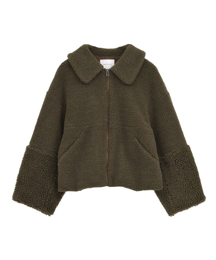 AMERICAN HOLIC「衿付きボアブルゾン」|その他|