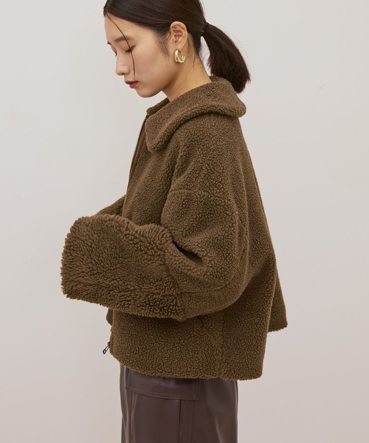 AMERICAN HOLIC「衿付きボアブルゾン」|その他|