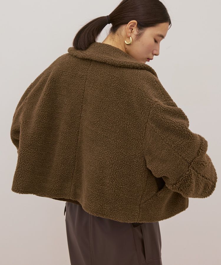 AMERICAN HOLIC「衿付きボアブルゾン」|その他|