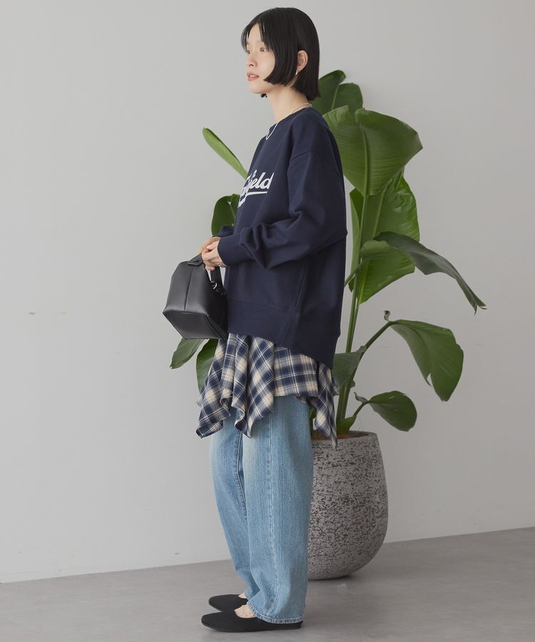 AMERICAN HOLIC「Fairfield フロッキースウェットプルオーバー」|スウェット・ジャージ|