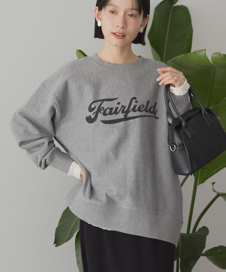 AMERICAN HOLIC「Fairfield フロッキースウェットプルオーバー」|スウェット・ジャージ|