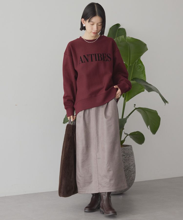 AMERICAN HOLIC「Fairfield フロッキースウェットプルオーバー」|スウェット・ジャージ|