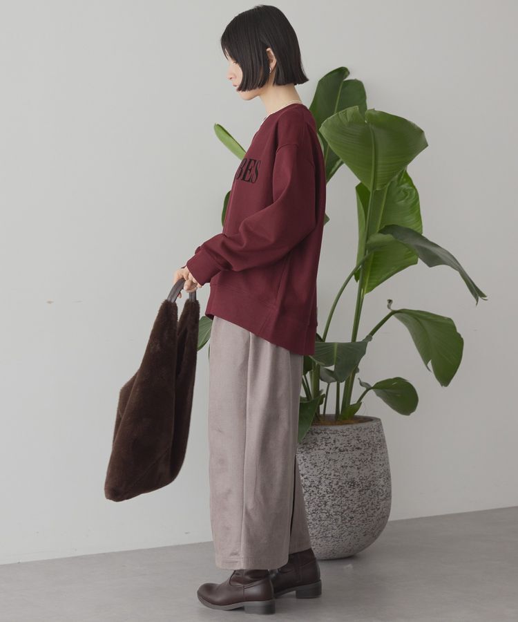 AMERICAN HOLIC「Fairfield フロッキースウェットプルオーバー」|スウェット・ジャージ|