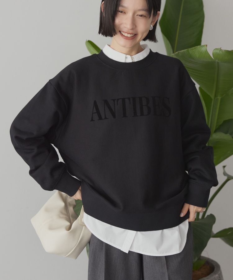 AMERICAN HOLIC「Fairfield フロッキースウェットプルオーバー」|スウェット・ジャージ|