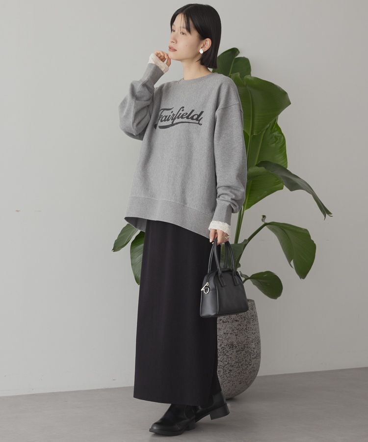 AMERICAN HOLIC「Fairfield フロッキースウェットプルオーバー」|スウェット・ジャージ|