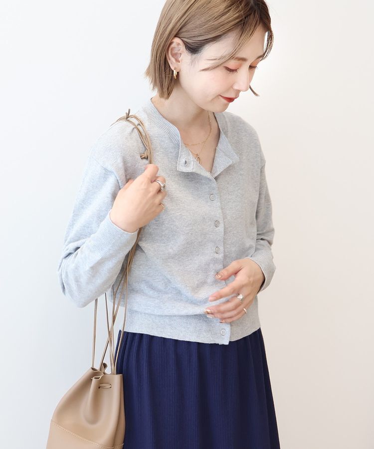 AMERICAN HOLIC「ソフトコットンクルーネックカーディガン」|カーディガン|