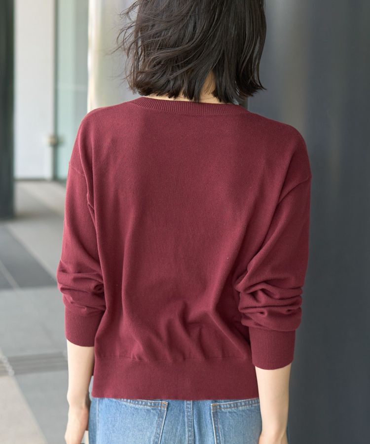 AMERICAN HOLIC「ソフトコットンクルーネックカーディガン」|カーディガン|