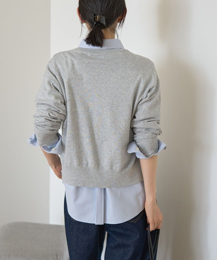 AMERICAN HOLIC「ソフトコットンクルーネックカーディガン」|カーディガン|