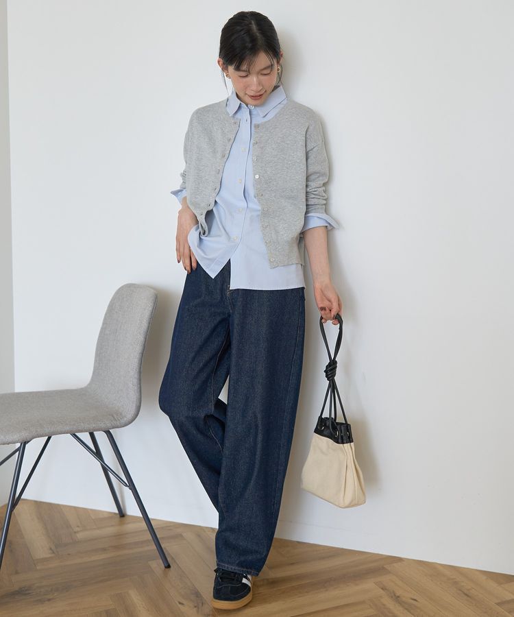 AMERICAN HOLIC「ソフトコットンクルーネックカーディガン」|カーディガン|