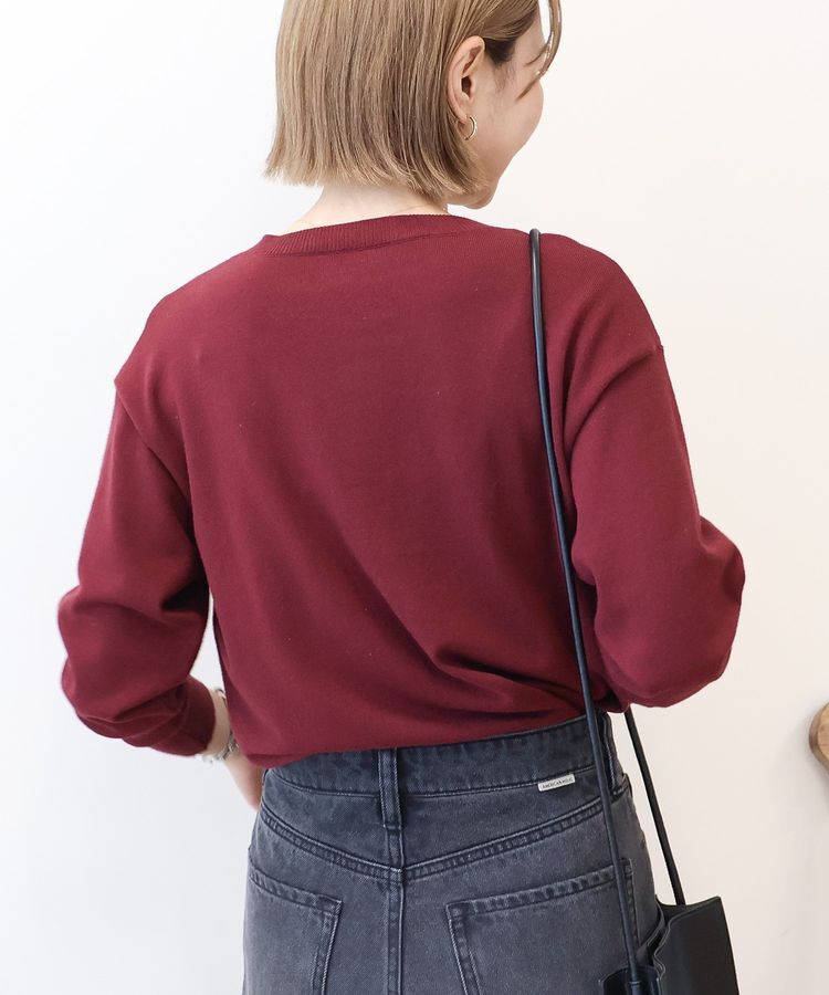 AMERICAN HOLIC「ソフトコットンクルーネックカーディガン」|カーディガン|