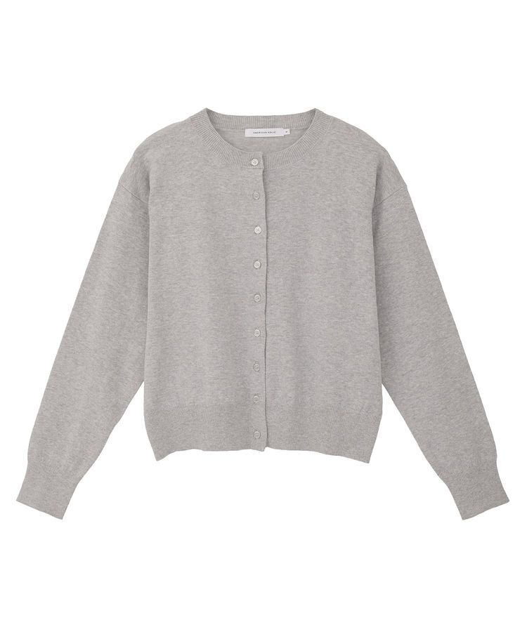 AMERICAN HOLIC「ソフトコットンクルーネックカーディガン」|カーディガン|