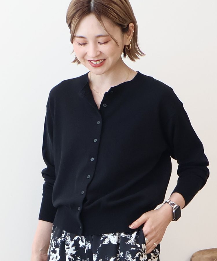 AMERICAN HOLIC「ソフトコットンクルーネックカーディガン」|カーディガン|